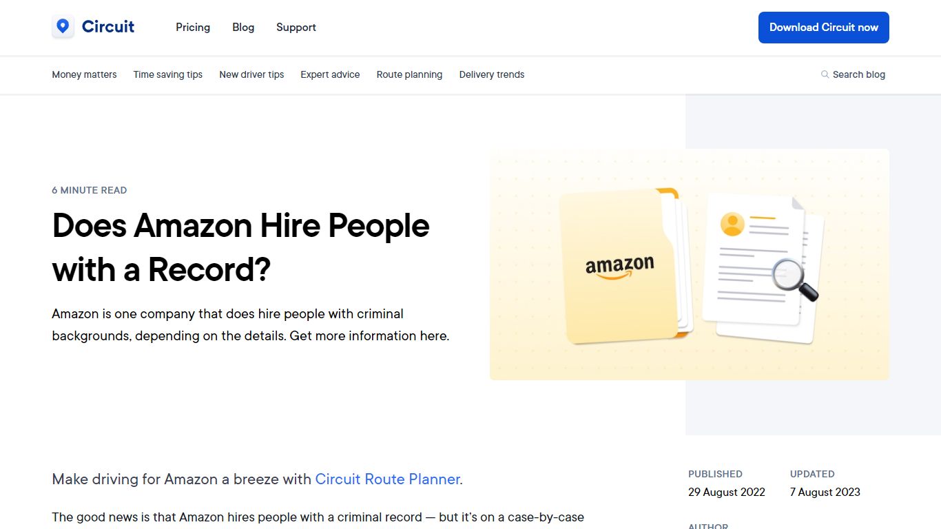 Does Amazon Hire People with a Record? - Circuit